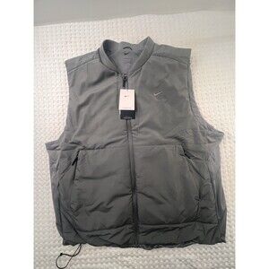 Nike Therma-Fit Gray Sport Vest Jacket Men’s Size 2XL Full-Zip Training Packable